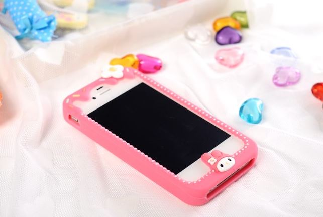 bumper silicone sanrio iphone4/4s รูปที่ 6