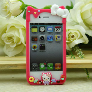 bumper silicone sanrio iphone4/4s รูปที่ 3