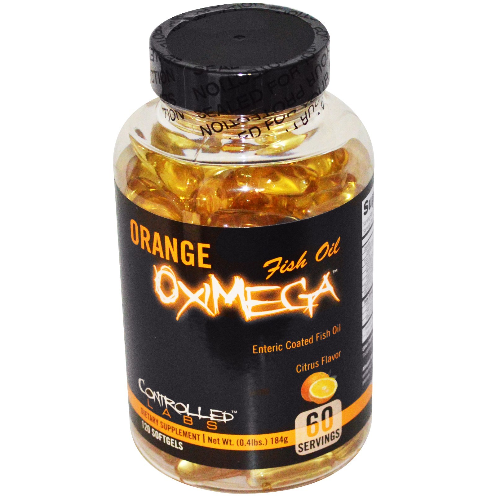 น้ำมันปลา Controlled Labs Orange OxiMega รส Citrus 120 เม็ด รูปที่ 1