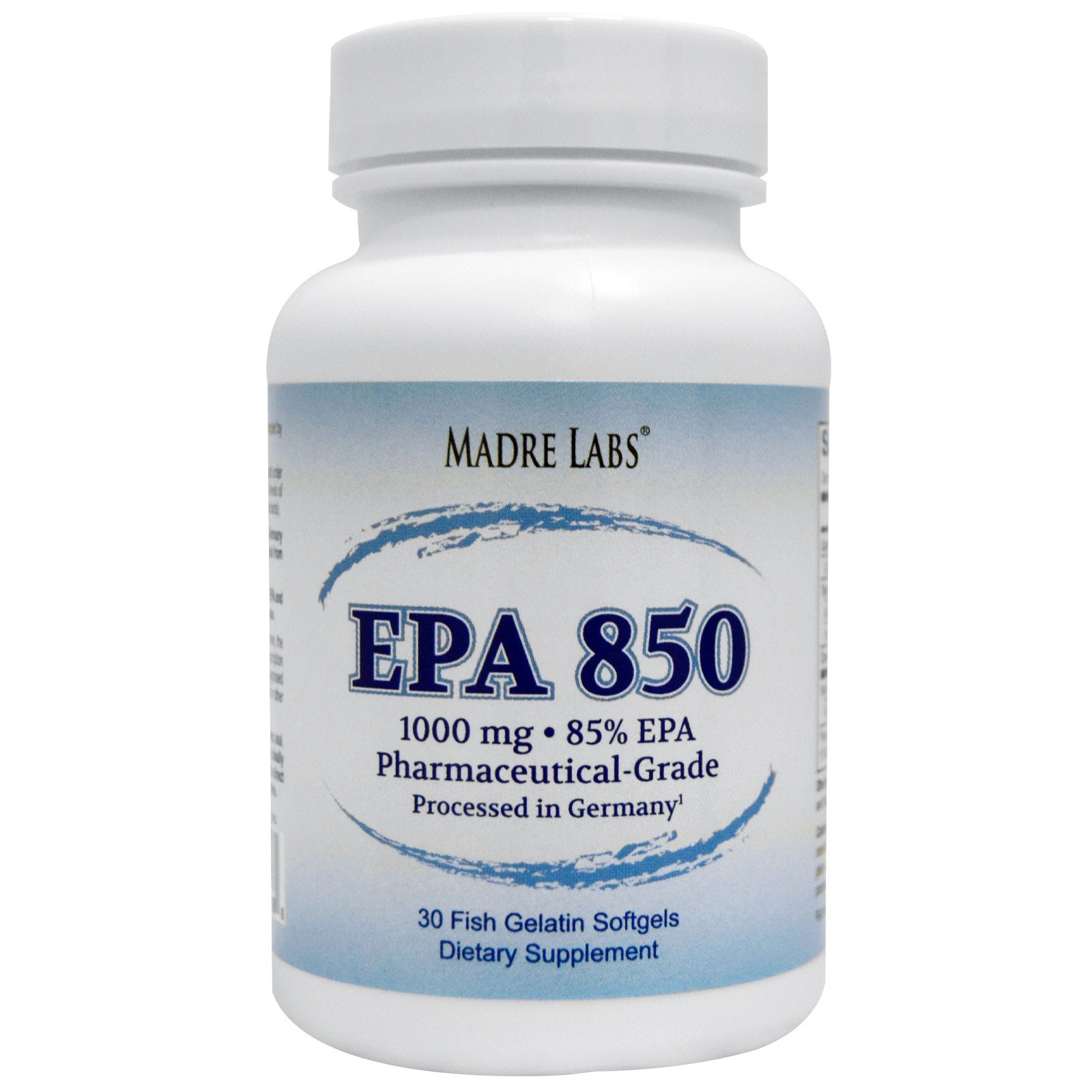 น้ำมันปลา Madre Labs EPA 850 จากโอเมก้า 3  1000 mg จำนวน 30 เม็ด รูปที่ 1