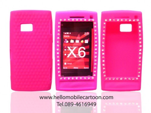 ซิลิโคน nokia X6 และ Hydrocarbon case รูปที่ 3