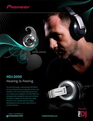 NEW Pioneer HDJ-2000 Pro DJ Headphones ราคา 11,000 บาท รูปที่ 1