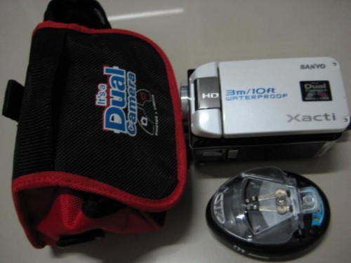 ขาย กล้อง ถ่ายใต้น้ำ Sanyo Xacti VPC-WH1 กล้องวีดีโอกันน้ำ Full HD สภาพสวย 90% เมมโมรี่ 16GB ขาย6000บาทคับ ของใหม่ 12500 รูปที่ 3
