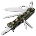 มีดพับ Victorinox Swiss Army Knives รุ่น One Hand Trekker Camo 54877 สำหรับนักเดินป่า