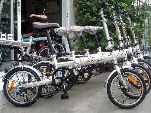 จักรยานพับได้ MARAWUTI เฟรมอลูมิเนียม 12 kg. โช๊คอัพ ชุดเกียร์ shimano 6 speed (สินค้าใหม่) รูปที่ 1