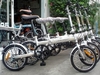 รูปย่อ จักรยานพับได้ MARAWUTI เฟรมอลูมิเนียม 12 kg. โช๊คอัพ ชุดเกียร์ shimano 6 speed (สินค้าใหม่) รูปที่1