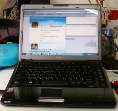 ขาย Notebook Toshiba Satellite M300 A408t CPU Centrino2 Core 2 Duo P8400 รูปที่ 1