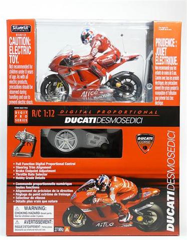มอเตอร์ไซด์บังคับ Silverlit Ducati Desmosedici 1:12 & Honda Repsol 1:12 รูปที่ 1
