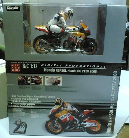 มอเตอร์ไซด์บังคับ Silverlit Ducati Desmosedici 1:12 & Honda Repsol 1:12 รูปที่ 3
