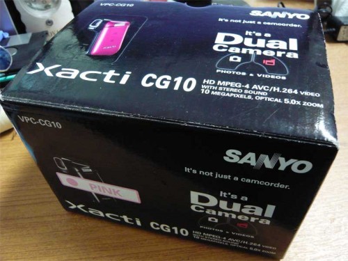 ขาย กล้องวีดีโอ Hi-def 720p  Sanyo VPC-CG10เครื่องศูนย์ซันโยไทย ราคา 7800 รูปที่ 4