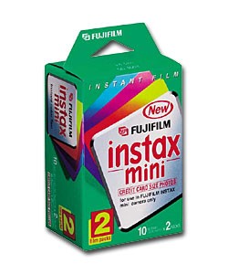 fuji Mini instax แบบ 2 Pack มี 20 รูป ฟิล์มสำหรับกล้อง cheki instax หรือ mini instax รูปที่ 1