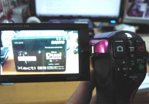 ขาย กล้องวีดีโอ Hi-def 720p  Sanyo VPC-CG10เครื่องศูนย์ซันโยไทย ราคา 7800 รูปที่ 5