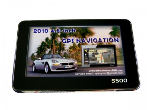 GPS รุ่นS500 ระบบนำทาง หน้าจอ4.8