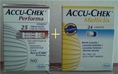 แผ่นตรวจน้ำตาล Accu-Chek รุ่น Performa + เข็มเจาะเลือด Accu-Chek Multiclix  ราคา 500 บาท ของมีจำนวนจำกัด