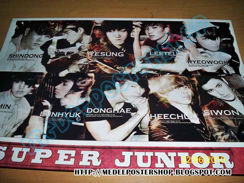 Poster Super Junior 4 (ฺBonamana) ใหม่ล่าสุด ราคาถูกๆๆ เชิญเลือกเลยจ้า รูปที่ 2