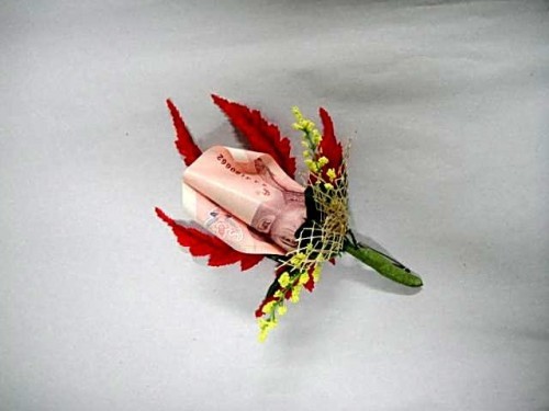 ดอกไม้ธนบัตร ของขวัญ ของที่ระลึก ของชำร่วย ที่ทำจากดอกไม้ธนบัตร รูปที่ 7