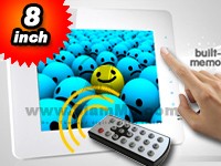 กรอบรูปดิจิตอล เพียง 3,990 บ.8 นิ้ว + เมมในตัว 1GB !! รูปเปลี่ยนเอง + presentation + TV OUT + ฟังmp3 + ดูหนัง + รีโมท. รูปที่ 1