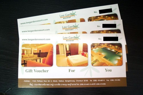 ขาย Gift Voucher โรงแรม Lee Garden Resort พัทยาเหนือ รูปที่ 1