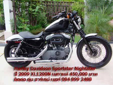 ขาย ฮาร์เล่ย์ Harley Davidson Sportster Nightster ปี 2009 XL1200N เมกาแท้ เครื่อง 1200 ทูโทน สวยมาก สภาพนางฟ้า รูปที่ 1