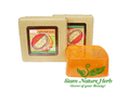  Vitamin C SOAP สบู่หน้าใสวิตามินซีส้มสด มีส่วนผสมของ Vitamin C Powder และผลไม้ตะกลูลส้มนานาชนิด 