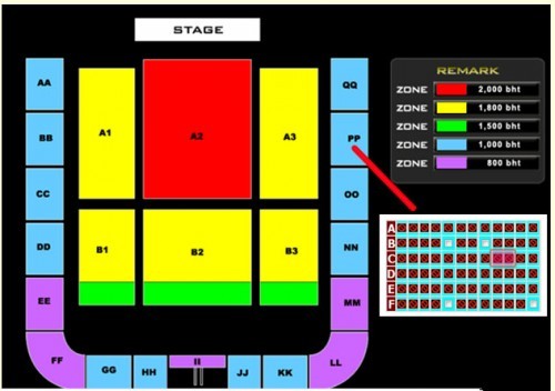 ขายบัตรคอนเสิร์ต 