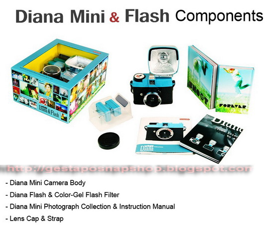 ขายกล้องLomo Smena 8M,Holga 120 GCFN Army&White&Jelly Bean,Diana Mini Flash Packege จ้า รูปที่ 7