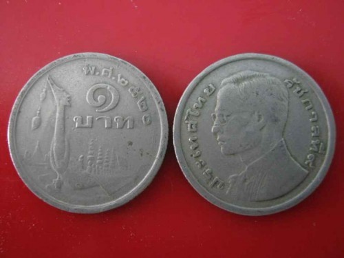 ยกชุด 5 บาท ครุฑเฉียง,1 บาท แผ่นดิน,1 บาท ครุฑ,1 บาท เรือหงส์ อย่างละ 30 เหรียญ รูปที่ 5