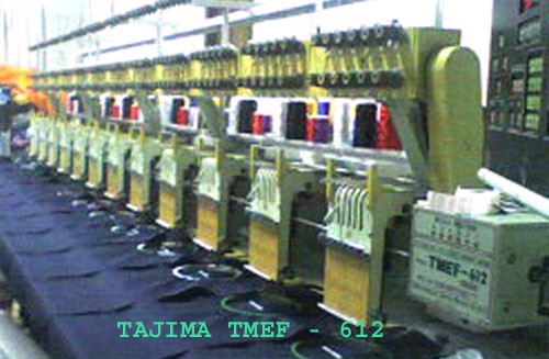 ขายเครื่องจักรปักคอมพิวเตอร์ มือสอง TMEF612 tajima สภาพดี ปักงานสวย พร้อมใช้ + อุปกรณ์ครบ 085-3300755 (150,000) รูปที่ 1