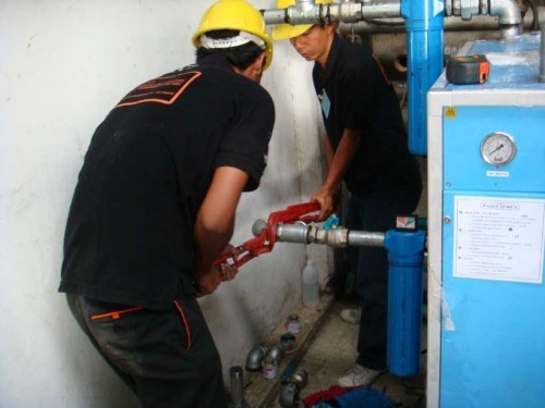 เดินท่อลม ติดตดั้งท่อลม เดินไฟฟ้า งานท่อลม รับเดินท่อลมครับ ระบบลม Instalation for pipe รูปที่ 1