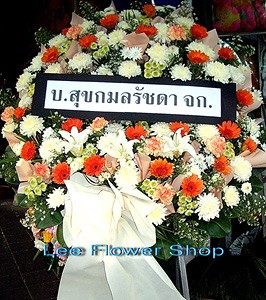 ร้านพวงหรีด หน้าวัดเทพศิรินทร์ วัดพลับพลาไชย วัดหัวลำโพง วัดจักรวรรดิ์ วัดโสมนัส วัดมกุฏฯ วัดดวงแข และวัดใจกลางเมือง รูปที่ 3