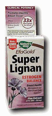 อาหารเสริมฮอร์โมนเอสโตรเจน ด้วยอาหารเสริมคุณภาพสูงระดับ pharmaceutical grade จากสหรัฐอเมริกา  EfaGold Super Lignan Estro รูปที่ 1
