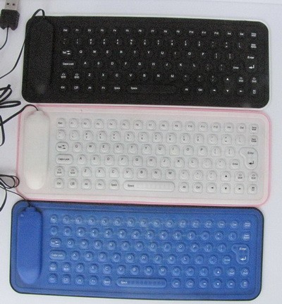 Mini Foldable Silicone Keyboard ( USB ) รูปที่ 1