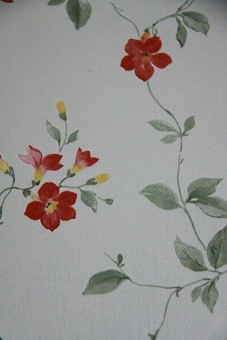 wallpaperติดผนัง,wallpaperตกแต่งห้อง,ลายดอกไม้,ลายวินเทจไวนิวเกรด A นำเข้าจากต่างประเทศ 087-1141871 รูปที่ 1