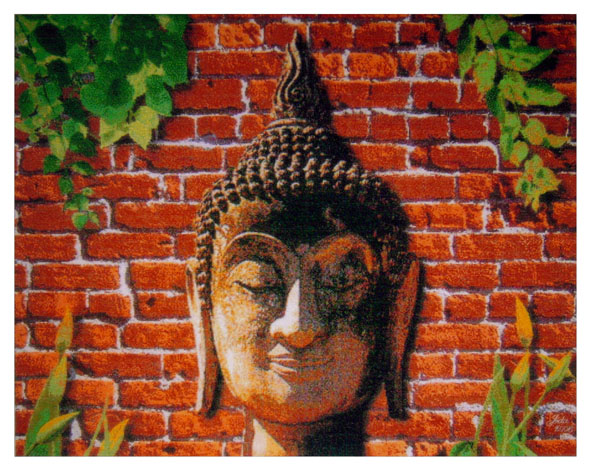 SALE ORIGINAL ART GALLERY COLLECTION HANDICRAFT CROSS STITCH CONTEMPORARY NO PAINTING/ABSTRACT PERFECTION PATTERN DESIGN รูปที่ 3
