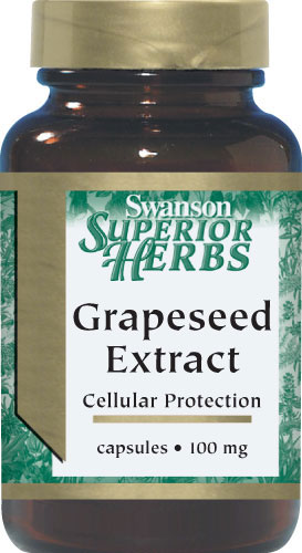 Swanson GRAPESEED EXTRACT 100 mg. 120 Capsules ราคา 900 บาท รูปที่ 1