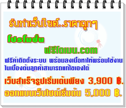 เว็บสำเร็จรูป รับออกแบบเว็บไซต์ รูปที่ 1