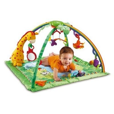 ขายเบาะรองนอนเล่น Fisher-Price Rainforest Melodies & Lights Deluxe Gym ของใหม่ ราคาถูก  รูปที่ 1