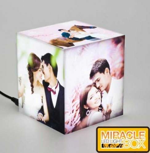 กล่องไฟLED  ติดรูปได้ LED Light Box มีหลายขนาด ผลิตตามสั่ง wedding light frame MIRACLE BOX รูปที่ 1