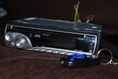 ขายเครื่องเสียงติดรถยนต์ ยี่ห้อ JVC ใช้งานน้อยมาก พร้อมรีโมท เล่น MP3 CD ได้