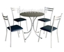 รูปย่อ DinningSet เก้าอี้เหล็ก เก้าอี้รับประทานอาหาร เก้าอี้ภัตตาคาร  และชุดอาหารเหล็ก สนใจโทร 087-985-9343 รูปที่2