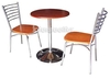 รูปย่อ DinningSet เก้าอี้เหล็ก เก้าอี้รับประทานอาหาร เก้าอี้ภัตตาคาร  และชุดอาหารเหล็ก สนใจโทร 087-985-9343 รูปที่5