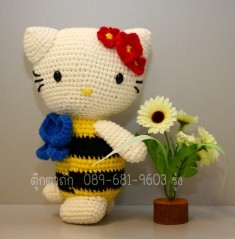 สินค้า handmaed  ตุ๊กตาถัก  ดอกไม้ดินญี่ปุ่น รูปที่ 1