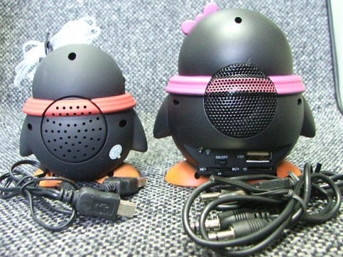 USB Mini Speakers ลำโพงมินิ ทรงQQ เพนกวิน รูปที่ 7