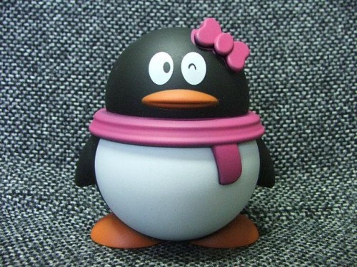 USB Mini Speakers ลำโพงมินิ ทรงQQ เพนกวิน รูปที่ 5