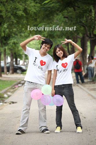 เสื้อคู่รัก เสื้อคู่ LOVEINSIDE รูปที่ 1