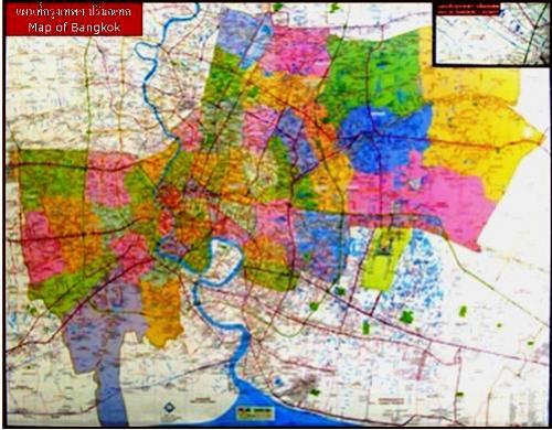 จำหน่ายแผนที่กรุงเทพ-ปริมณฑล ข้อมูลใหม่ล่าสุด รูปที่ 1