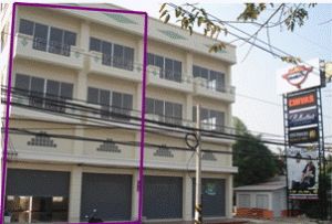 ให้เช่าอาคารพาณิชย์  2 คูหาคู่ ติดถนนเส้นเมืองใหม่ ใจกลางเมืองชลบุรี รูปที่ 1