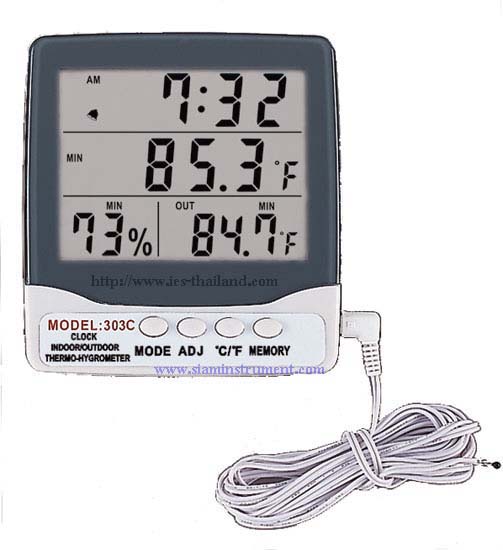 THERMOMETER,Hygro-Thermometer,เครื่องวัดอุณหภูมิ และความชื้น THERMO-HYGRO METER รูปที่ 1