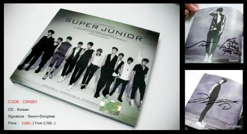 ขาย CD + Poster album 4  พร้อมลายเซ็น SuperJunior แท้ 100 เปอร์เซ็น รูปที่ 1