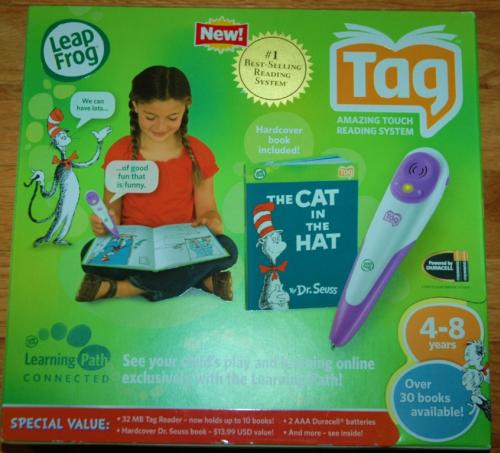 Leapfrog Tag 32Mb สีชมพูอมม่วง พร้อมกับหน้งสือ Hat in the Cat (เพียง 2 500 บาท) รูปที่ 1